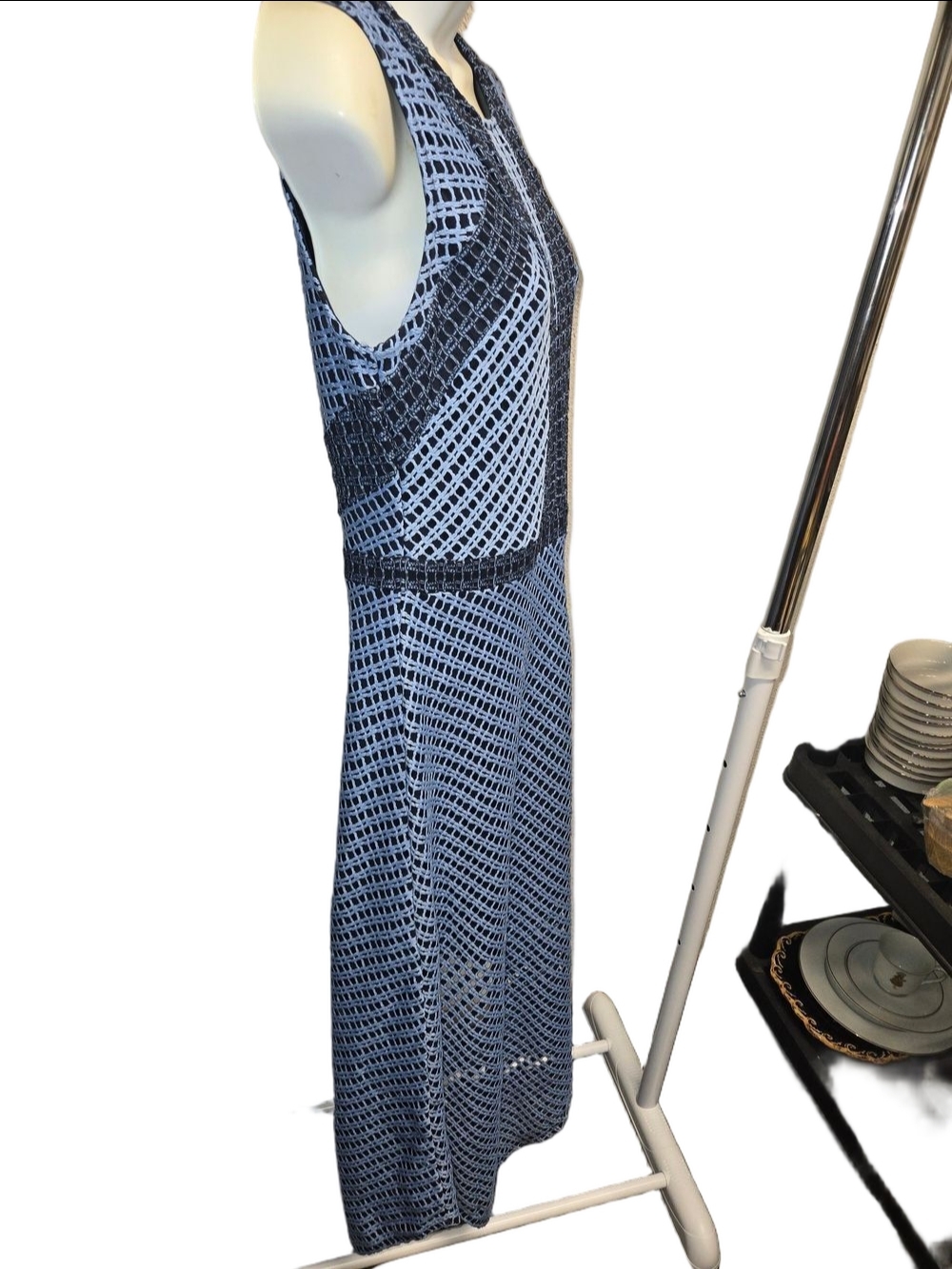 BCBGMaxAzria Sleeveless Asymmetrical Summer Dress - Picture 3 of 7